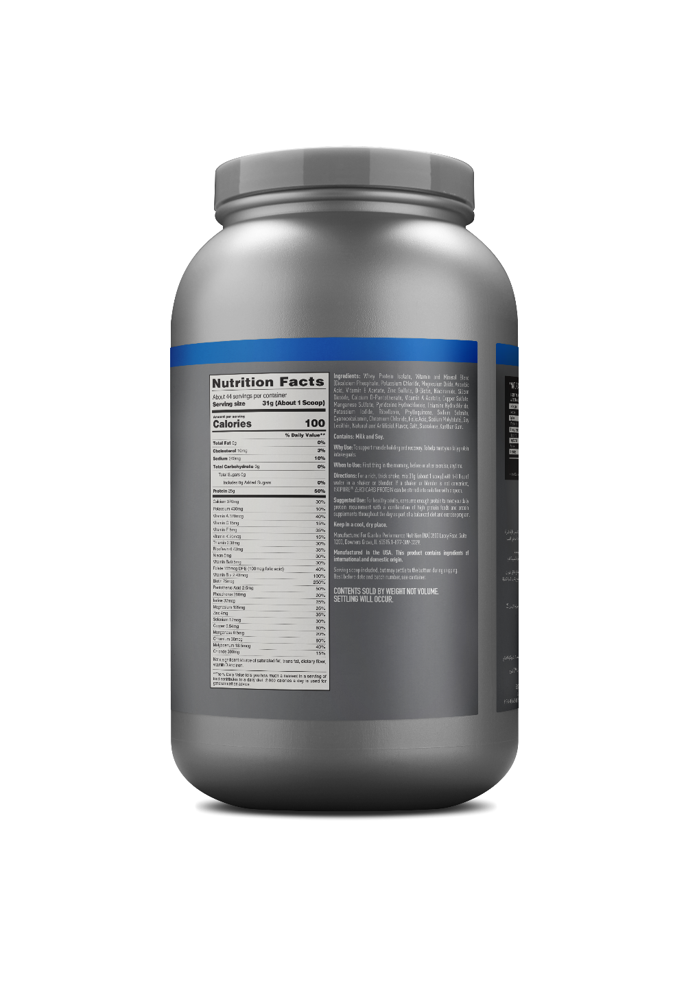 Isopure Zero Carb Protein Powder Creamy Vanilla - 3 Lbs (44 Servings) Isopure Zero Carb Protein Powder Creamy Vanilla - 3 Lbs (44 Servings)