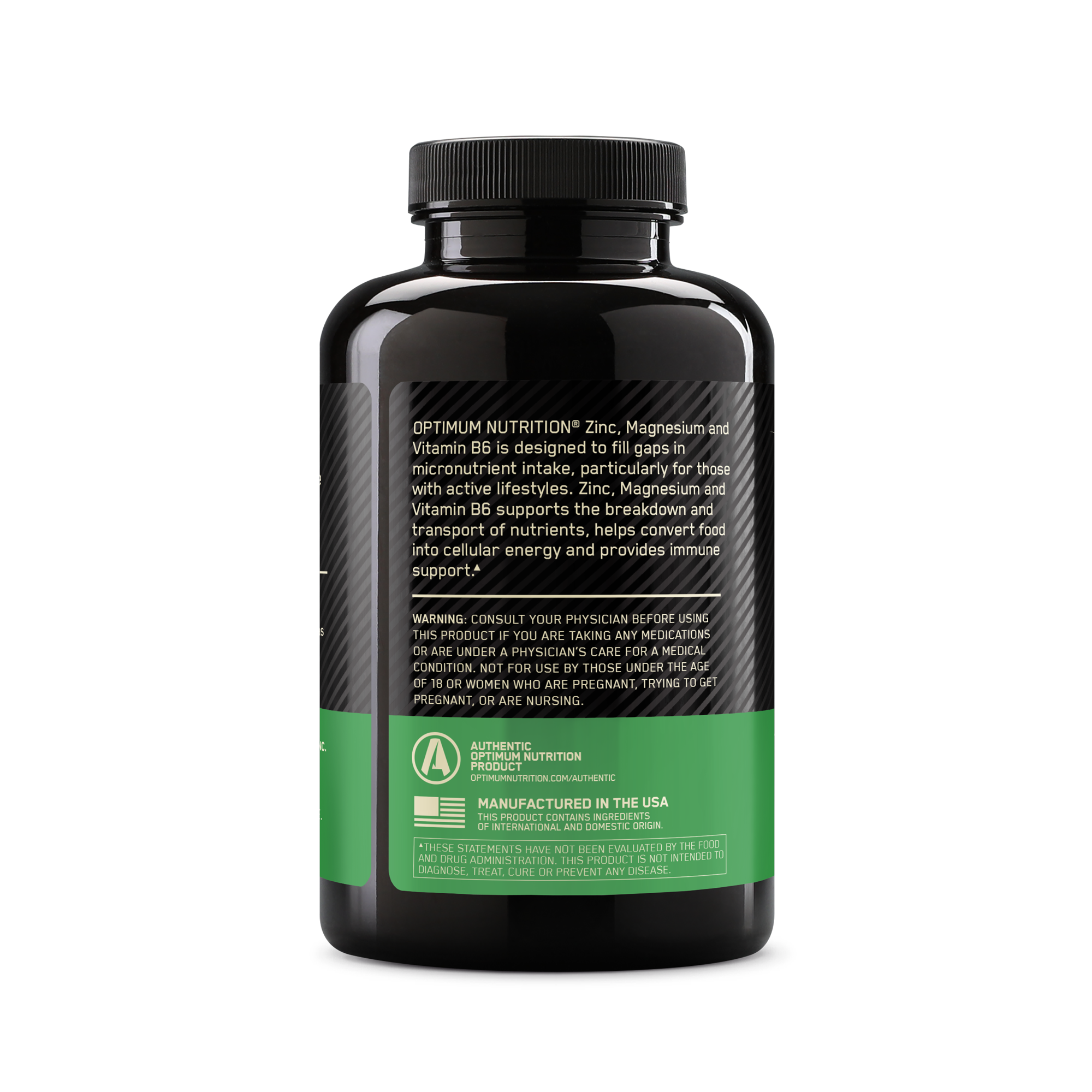 Zinc Magnesium Aspartate - 180 Capsules (60 Servings)