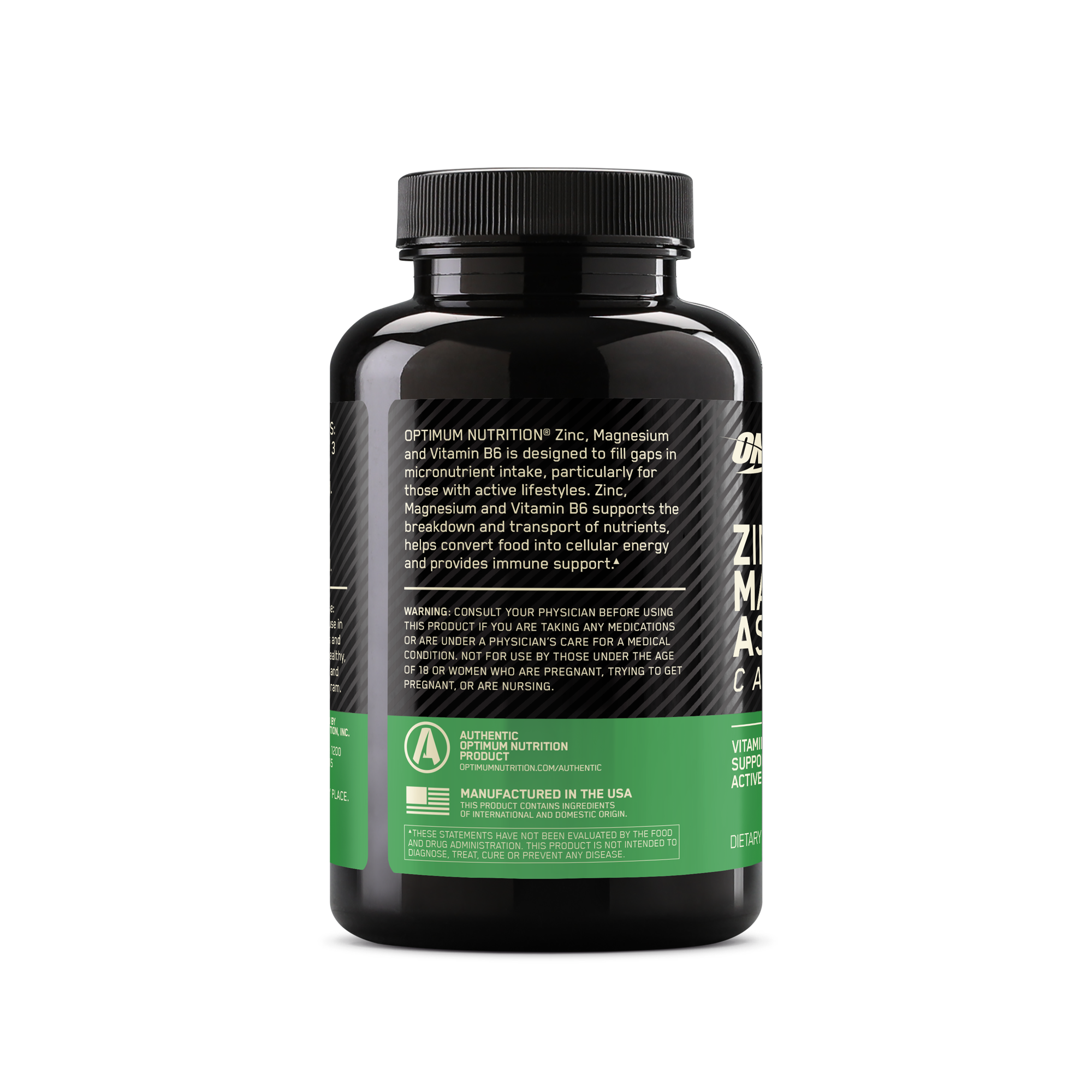 Zinc Magnesium Aspartate - 90 Capsules (30 Servings)