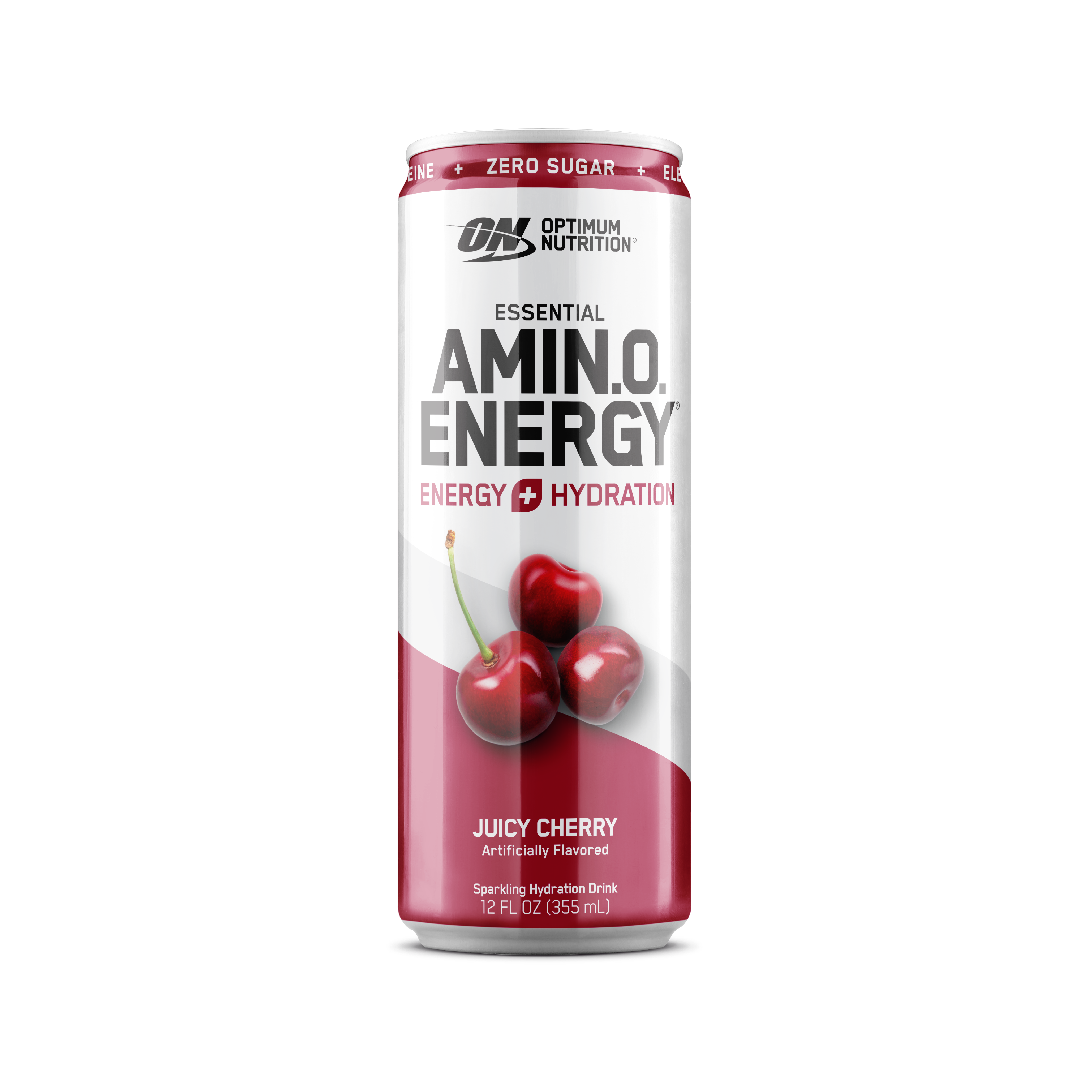 ESSENTIAL AMIN.O. ENERGY+ Electrolytes Sparkling - Juicy Cherry (12 Cans)