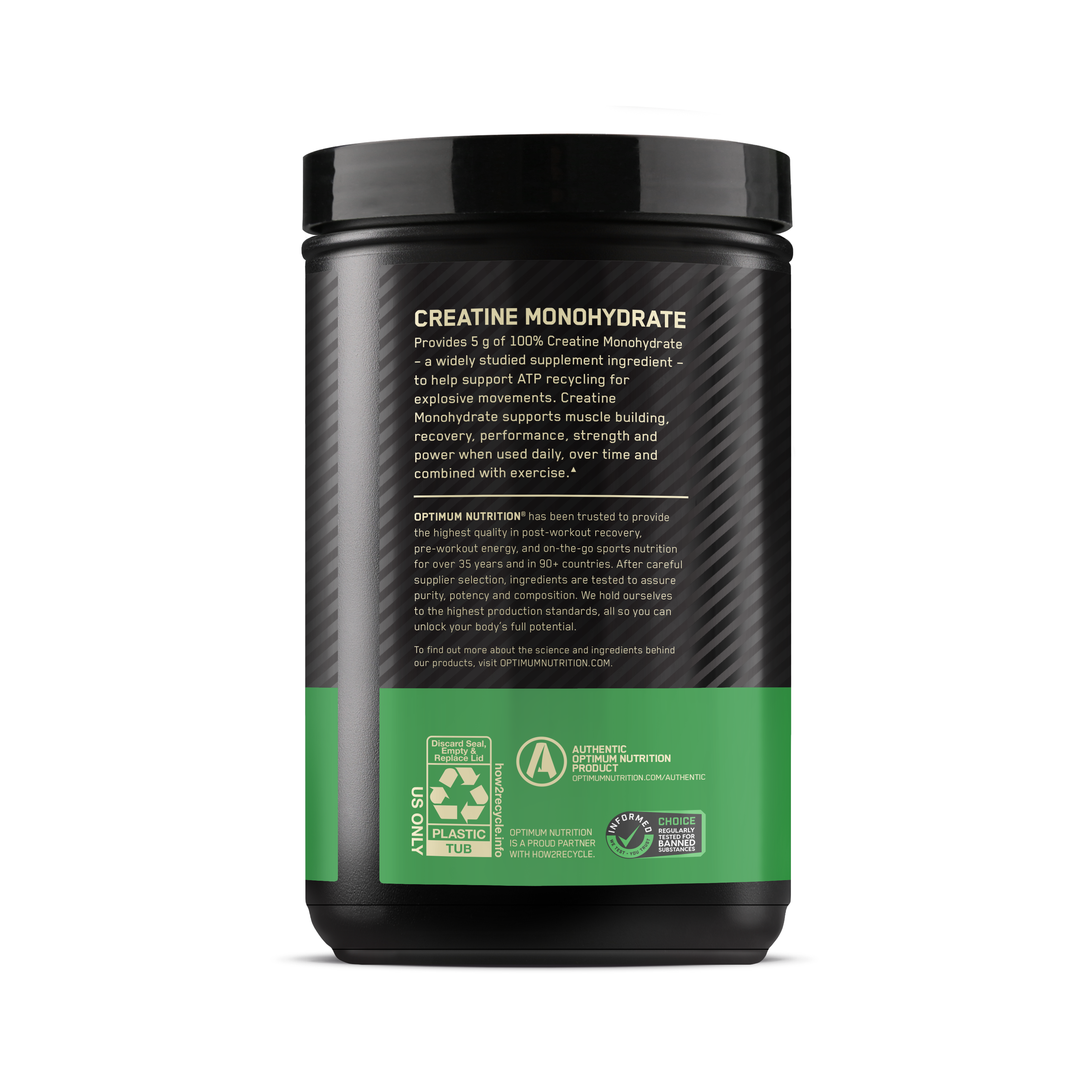 Micronized Creatine Powder Unflavored - 600 Grams (120 Servings)