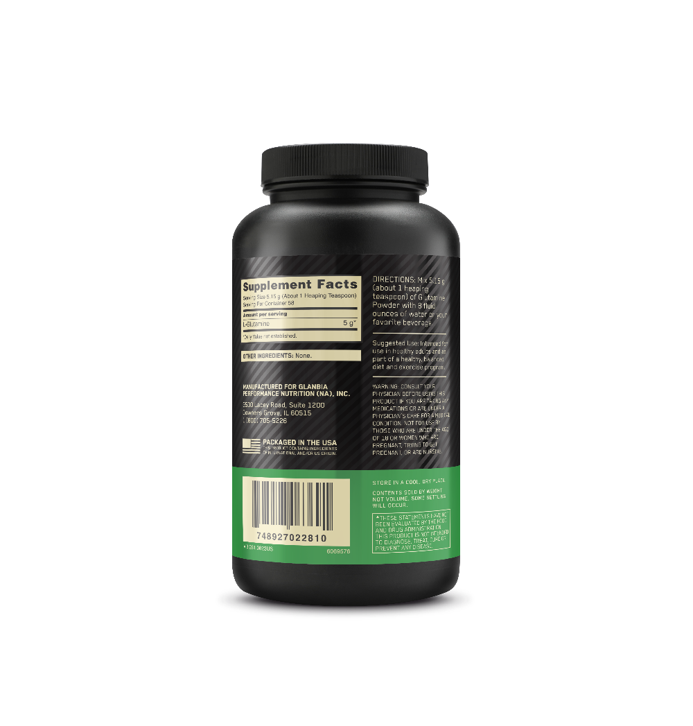 مسحوق جلوتامين - دون نكهة - 300 جم (58 حصة) مسحوق جلوتامين - دون نكهة - 300 جم (58 حصة)