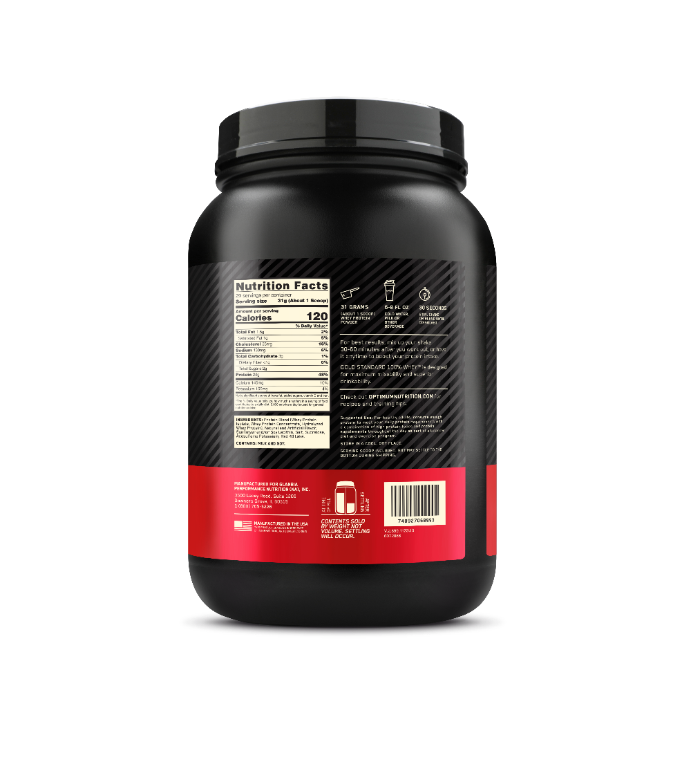 Gold Standard 100% Whey Protein Powder Fruity Cereal Flavor - 2 Lbs (29 Servings) Gold Standard 100% Whey Protein Powder Fruity Cereal Flavor - 2 Lbs (29 Servings)