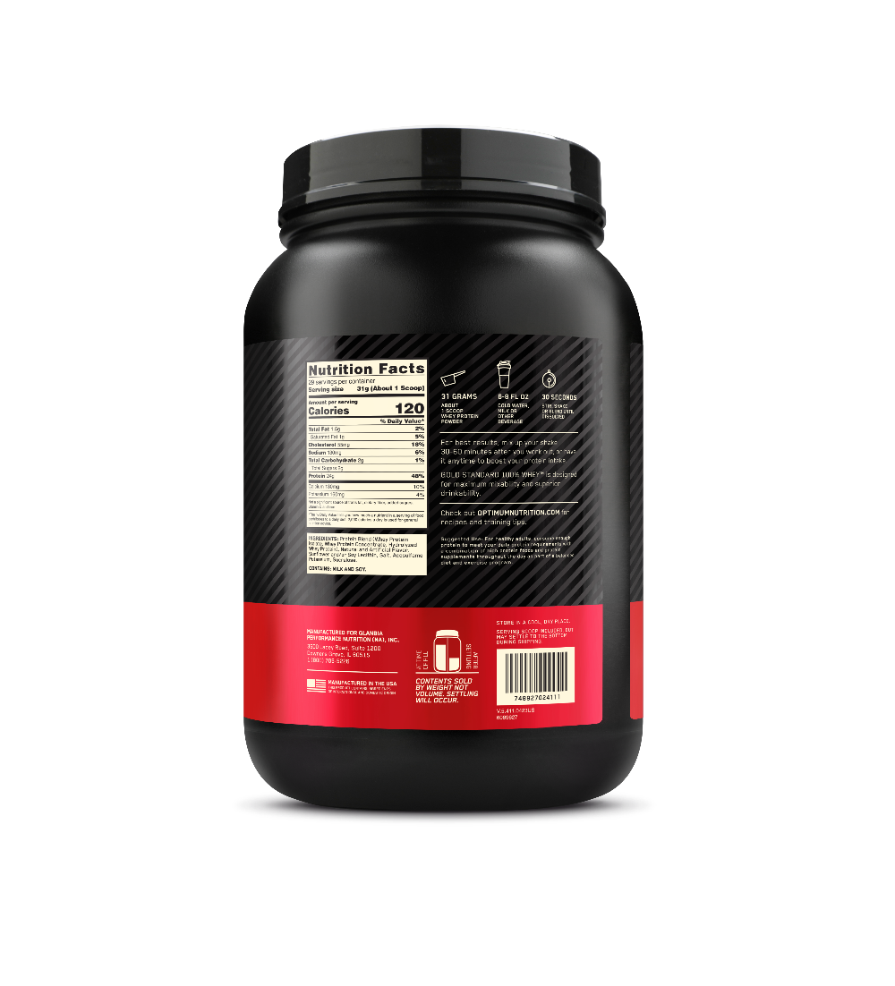 Gold Standard 100% Whey Protein Powder French Vanilla Creme - 2 Lbs (29 Servings) Gold Standard 100% Whey Protein Powder French Vanilla Creme - 2 Lbs (29 Servings)