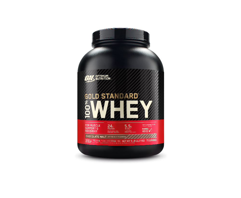 Gold Standard 100% Whey Protein Powder Chocolate Malt - 5 Lbs (73 Servings) Gold Standard 100% Whey Protein Powder Chocolate Malt - 5 Lbs (73 Servings)