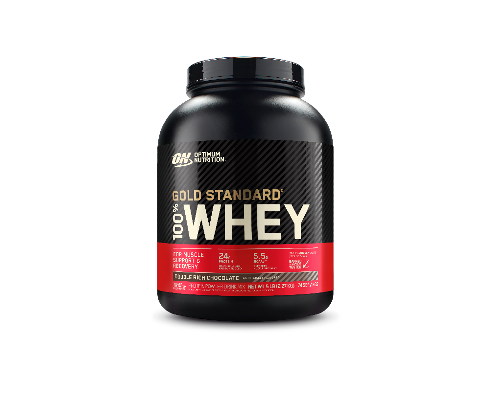 Gold Standard 100% Whey Protein Powder Double Rich Chocolate - 5 Lbs (74 Servings) Gold Standard 100% Whey Protein Powder Double Rich Chocolate - 5 Lbs (74 Servings)