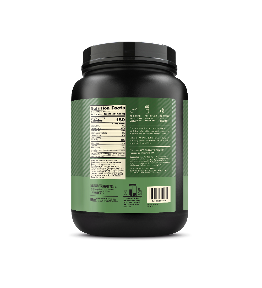 GOLD STANDARD® 100% Plant Rich Chocolate Fudge - 1.76 Lbs (20 Servings) GOLD STANDARD® 100% Plant Rich Chocolate Fudge - 1.76 Lbs (20 Servings)