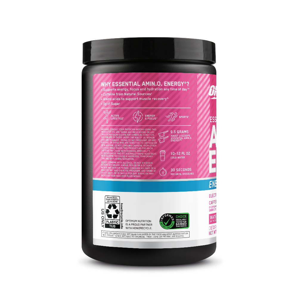 Amino Energy Plus Electrolytes Powder Watermelon - 285 Grams (30 Servings) Amino Energy Plus Electrolytes Powder Watermelon - 285 Grams (30 Servings)