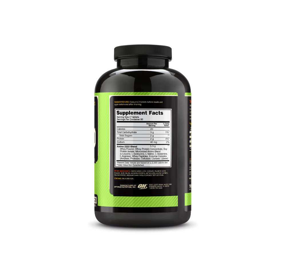 سوبيريور أمينو 2222 - 320 قرص (160 حصة) سوبيريور أمينو 2222 - 320 قرص (160 حصة)