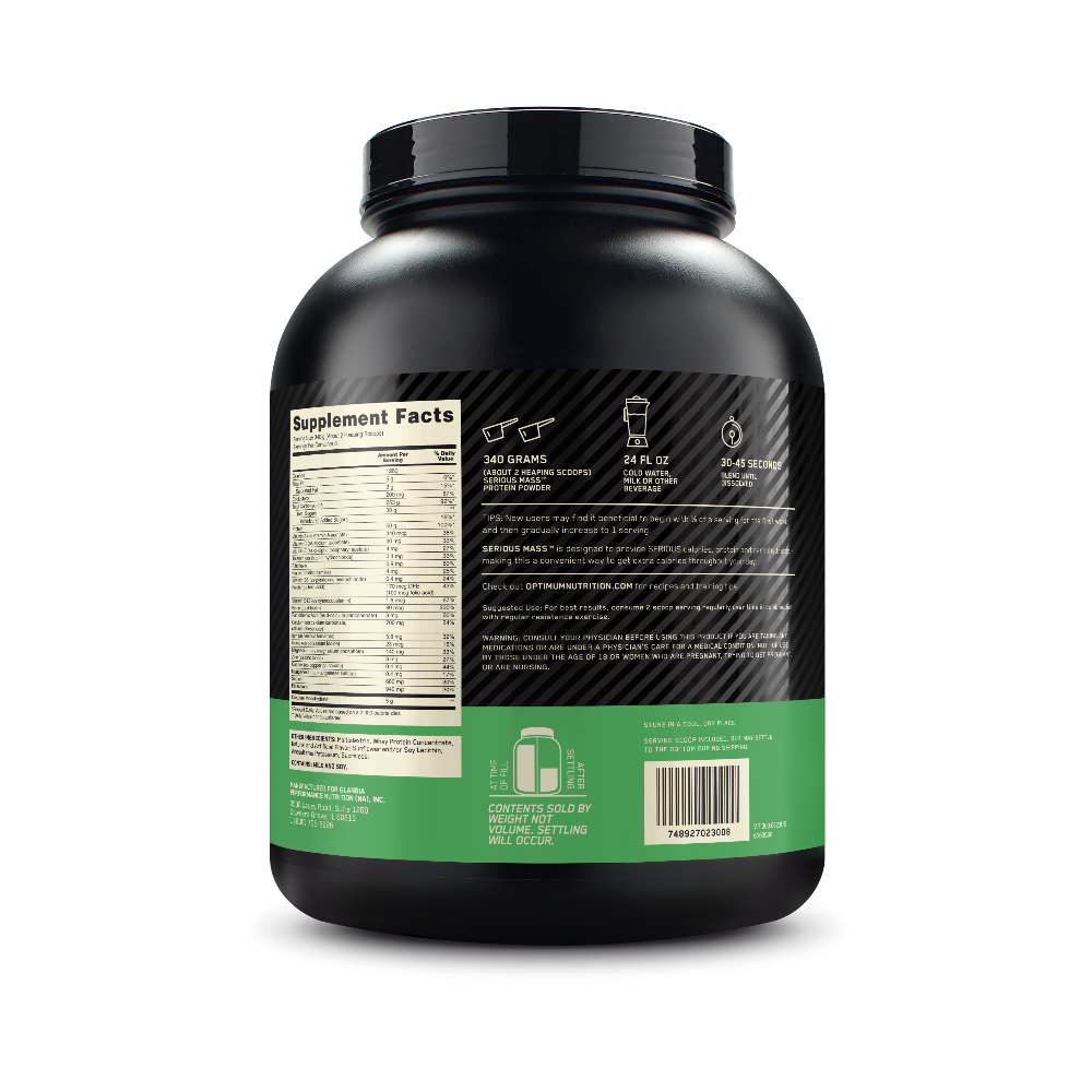 Serious Mass Vanilla - 6 Lbs (8 Servings) Serious Mass Vanilla - 6 Lbs (8 Servings)