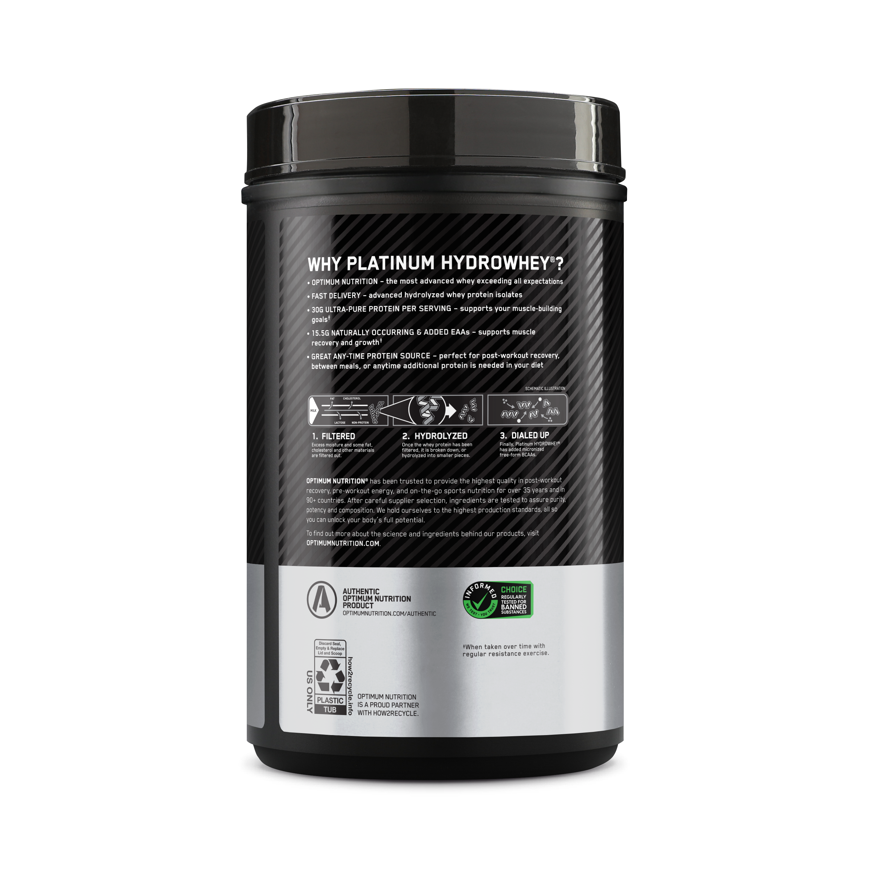 PLATINUM HYDROWHEY™ Turbo Chocolate - 1.8 Lbs (20 Servings)