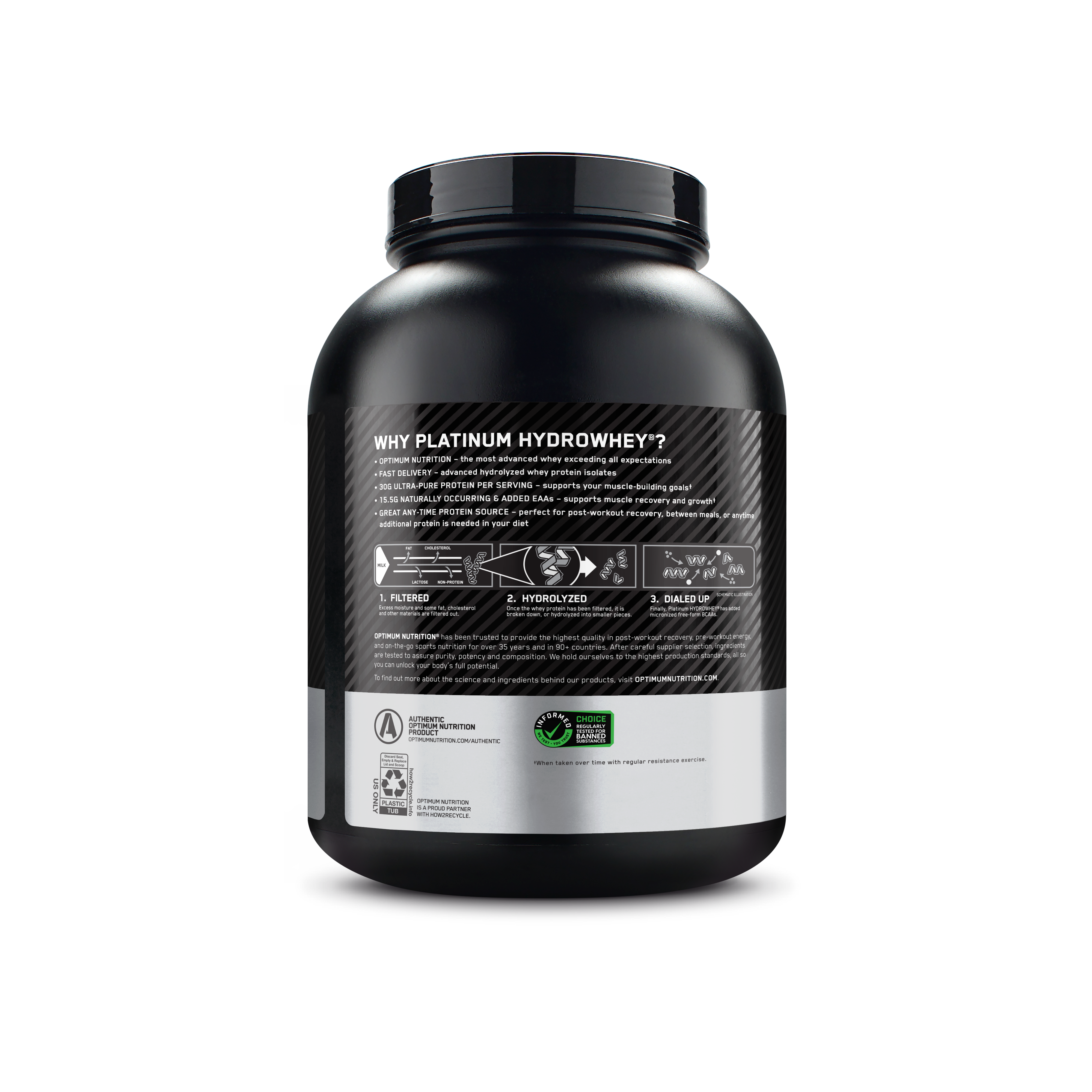 PLATINUM HYDROWHEY™ Turbo Chocolate - 3.61 Lbs (40 Servings)