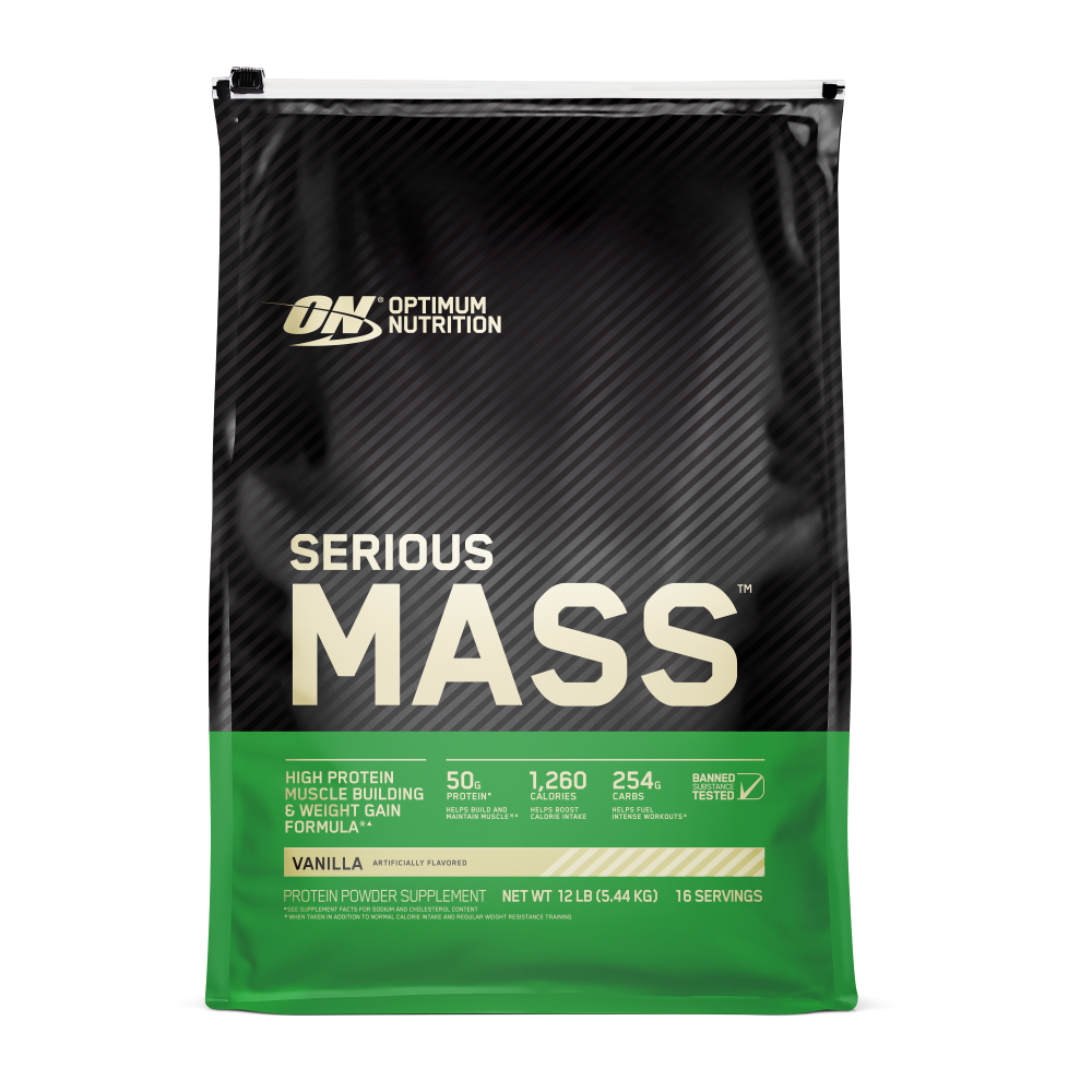 Serious Mass Vanilla - 12 Lbs (16 Servings) Serious Mass Vanilla - 12 Lbs (16 Servings)