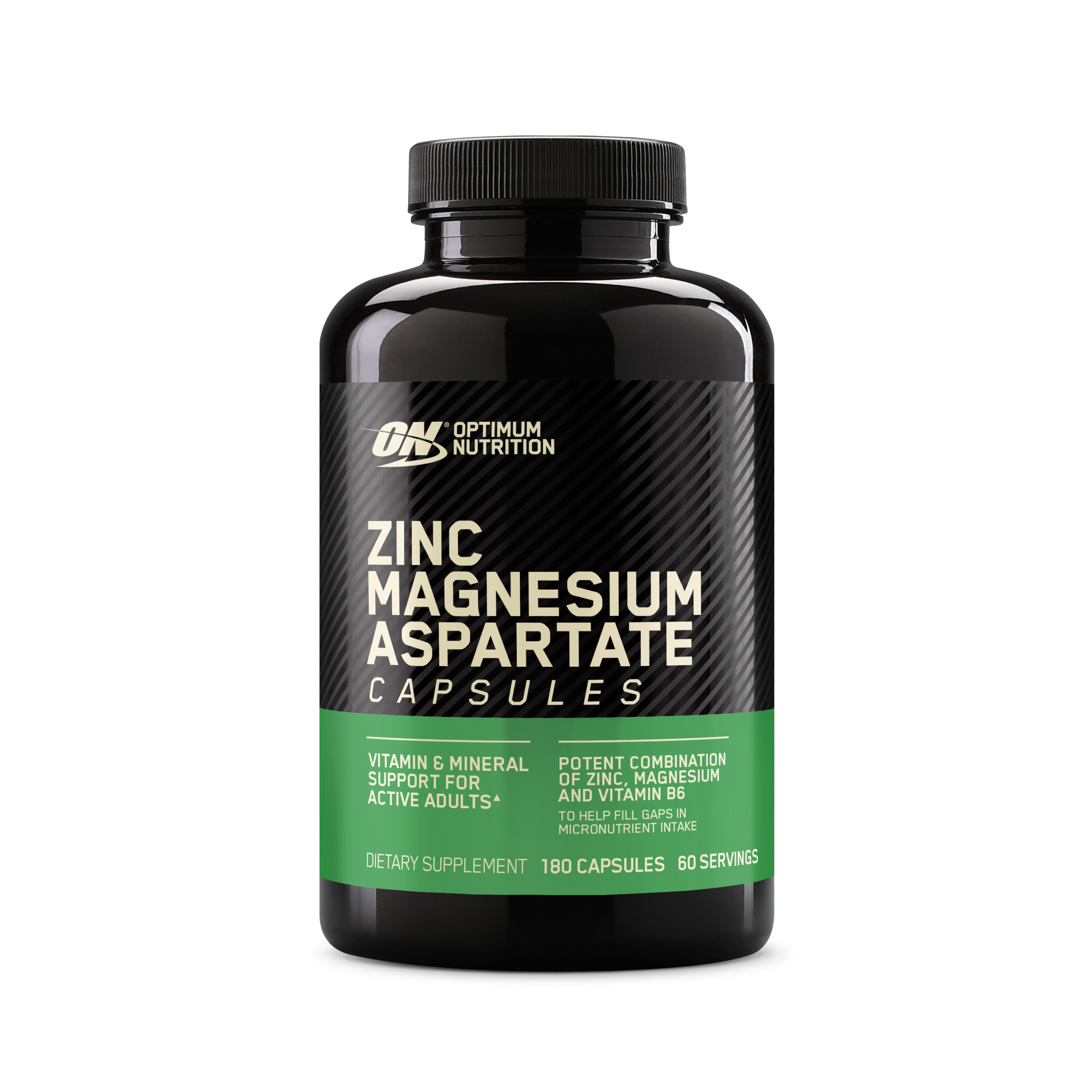 Zinc Magnesium Aspartate - 180 Capsules (60 Servings)