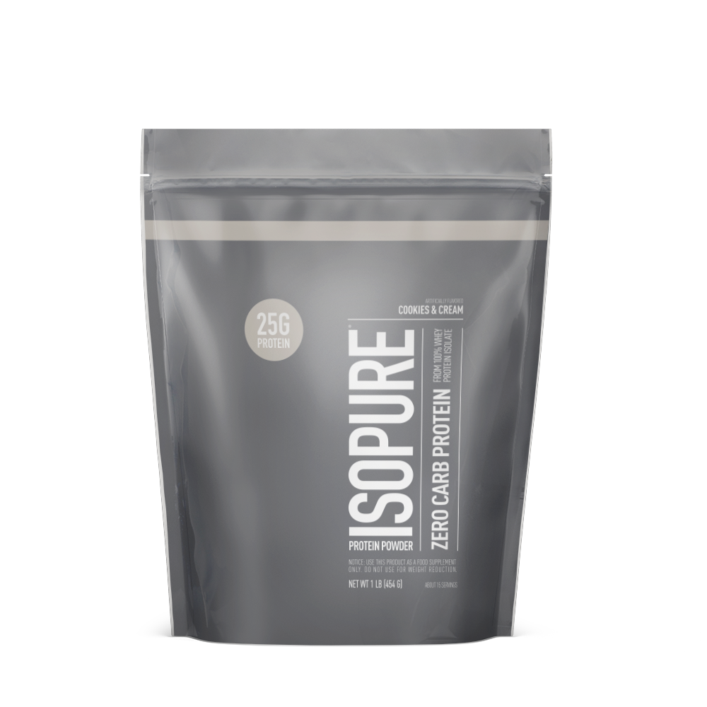 Isopure Low Carb Protein Powder Cookies & Cream - 1 Lbs (15 Servings)