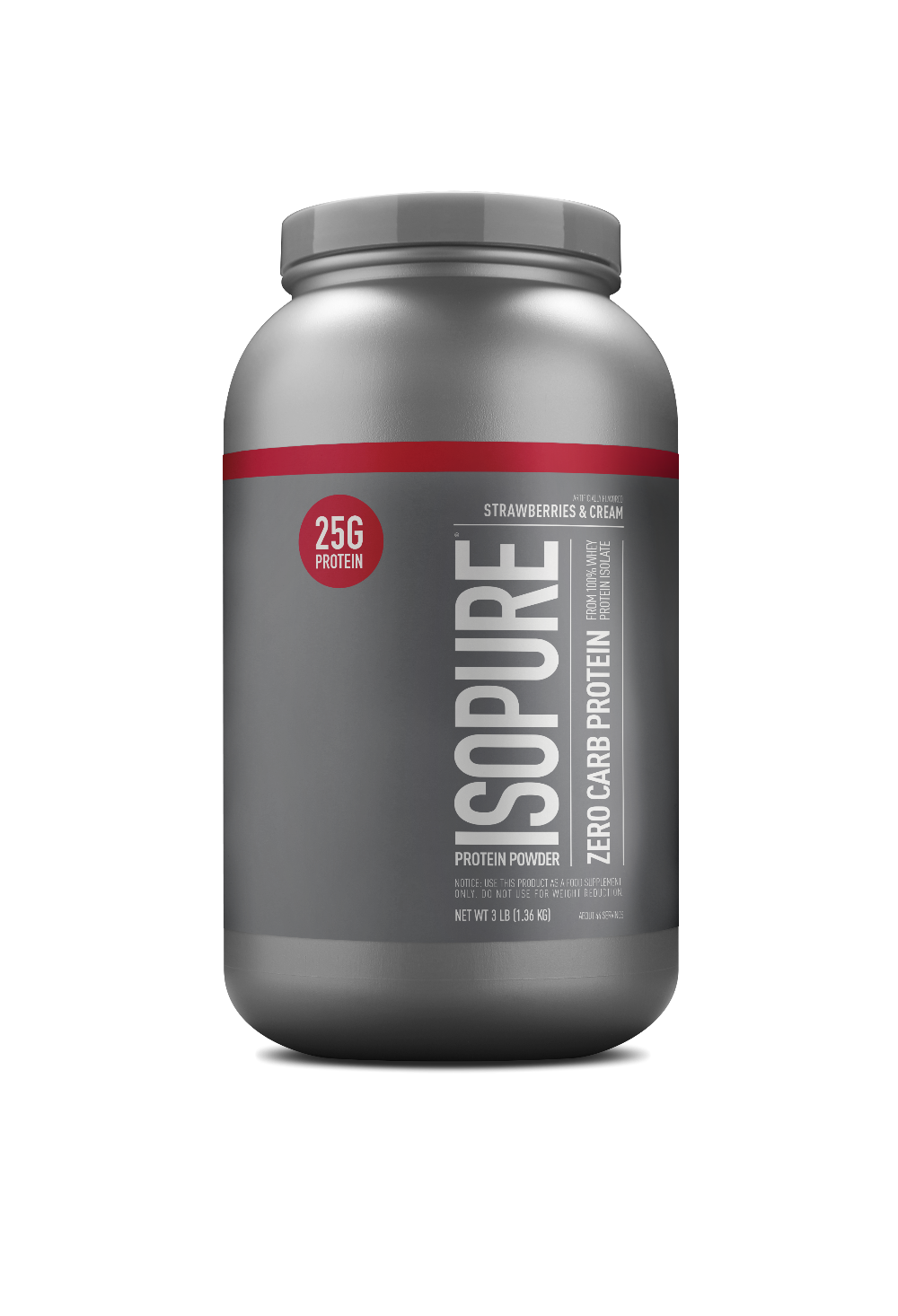 Isopure Zero Carb Protein Powder Strawberry - 3 Lbs (44 Servings) Isopure Zero Carb Protein Powder Strawberry - 3 Lbs (44 Servings)
