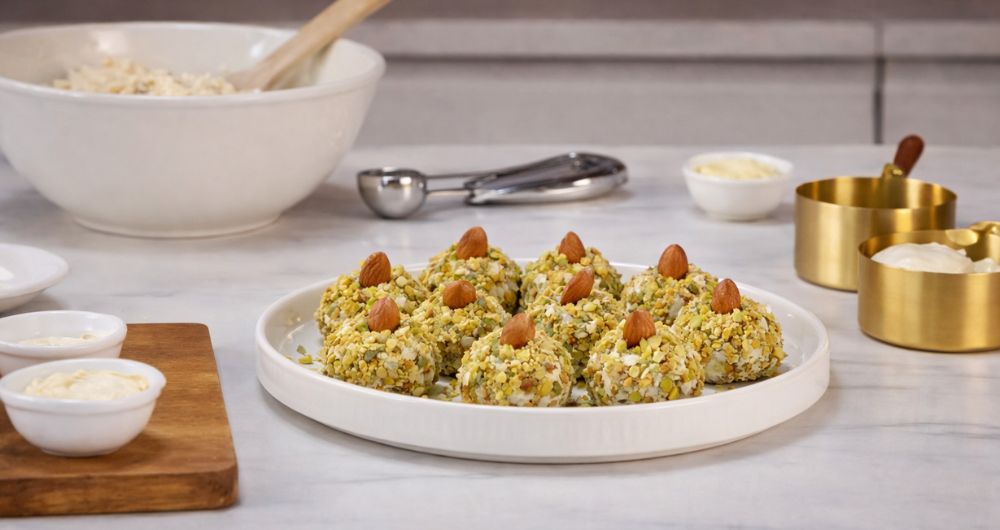 كرات البسبوسة بالبروتين (بدون خبز)