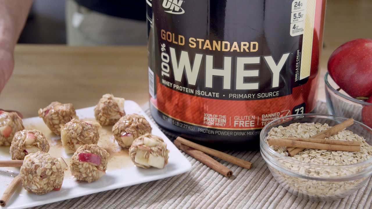 Gold Standard 100% Whey Apple Pie Protein Balls