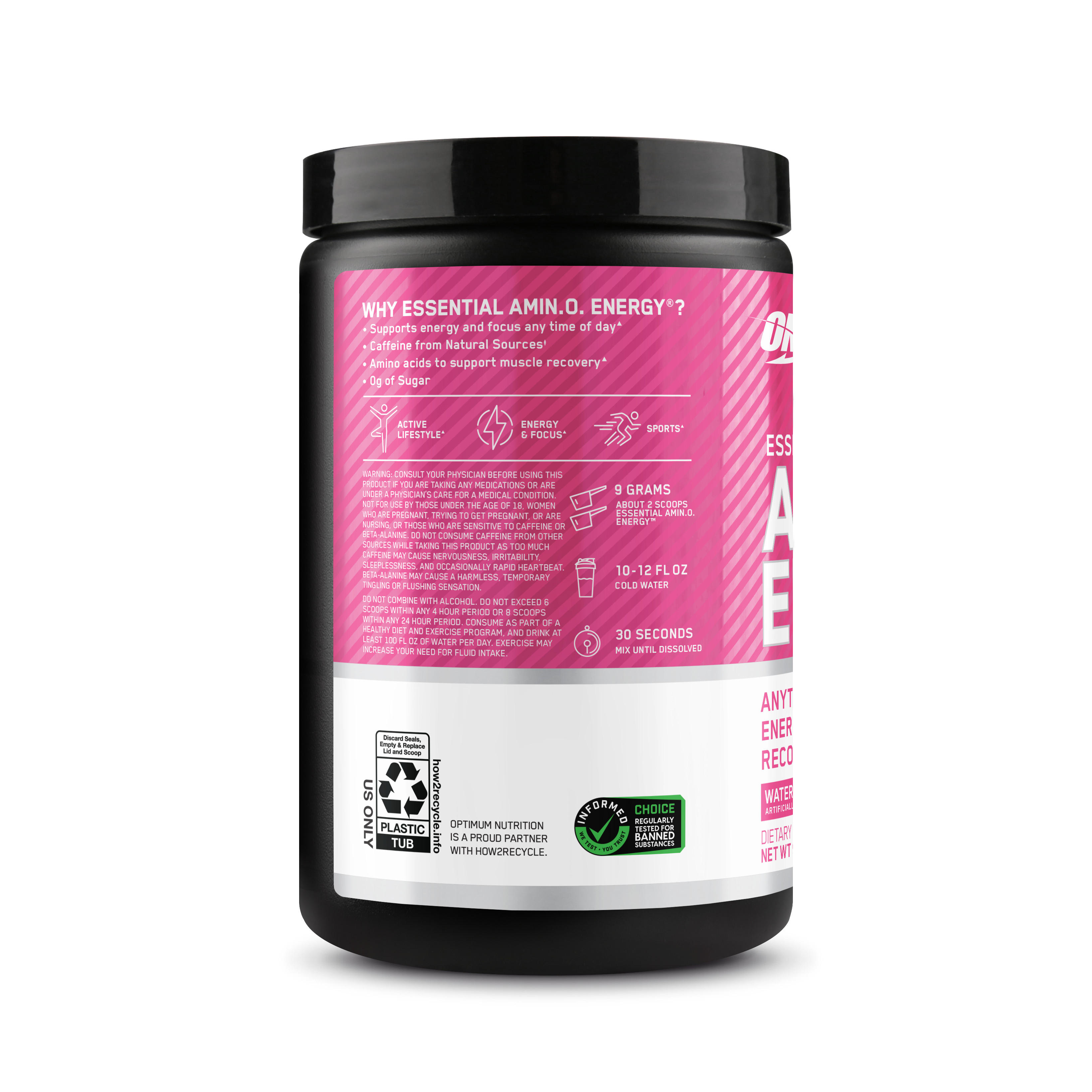 Amino Energy BCAA Drink Watermelon - 270 Grams (30 Servings)