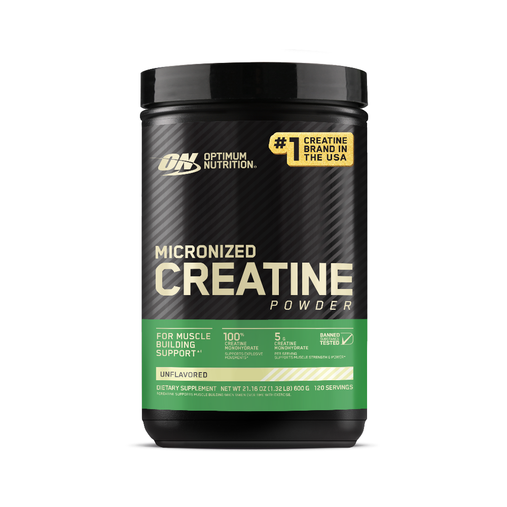 مسحوق ميكرونايزد كرياتين- دون نكهة - 600 جم (120 حصة)
