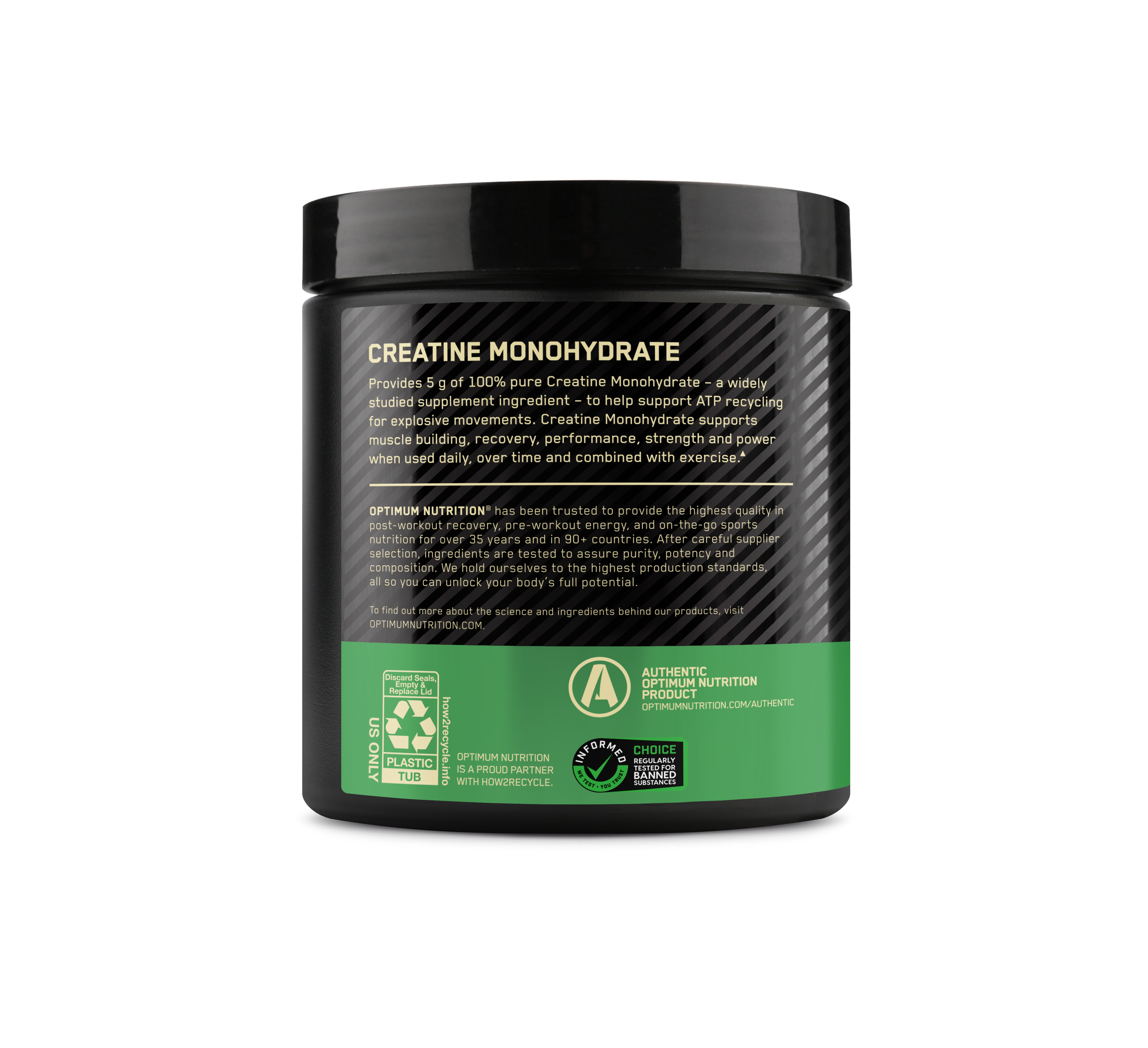 Micronized Creatine Powder Unflavored - 300 Grams (60 Servings)