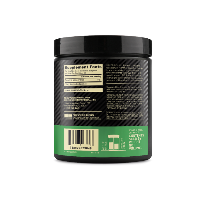 Buy Optimum Nutrition Micronized Creatine Powder Unflavored 300 Grams ...