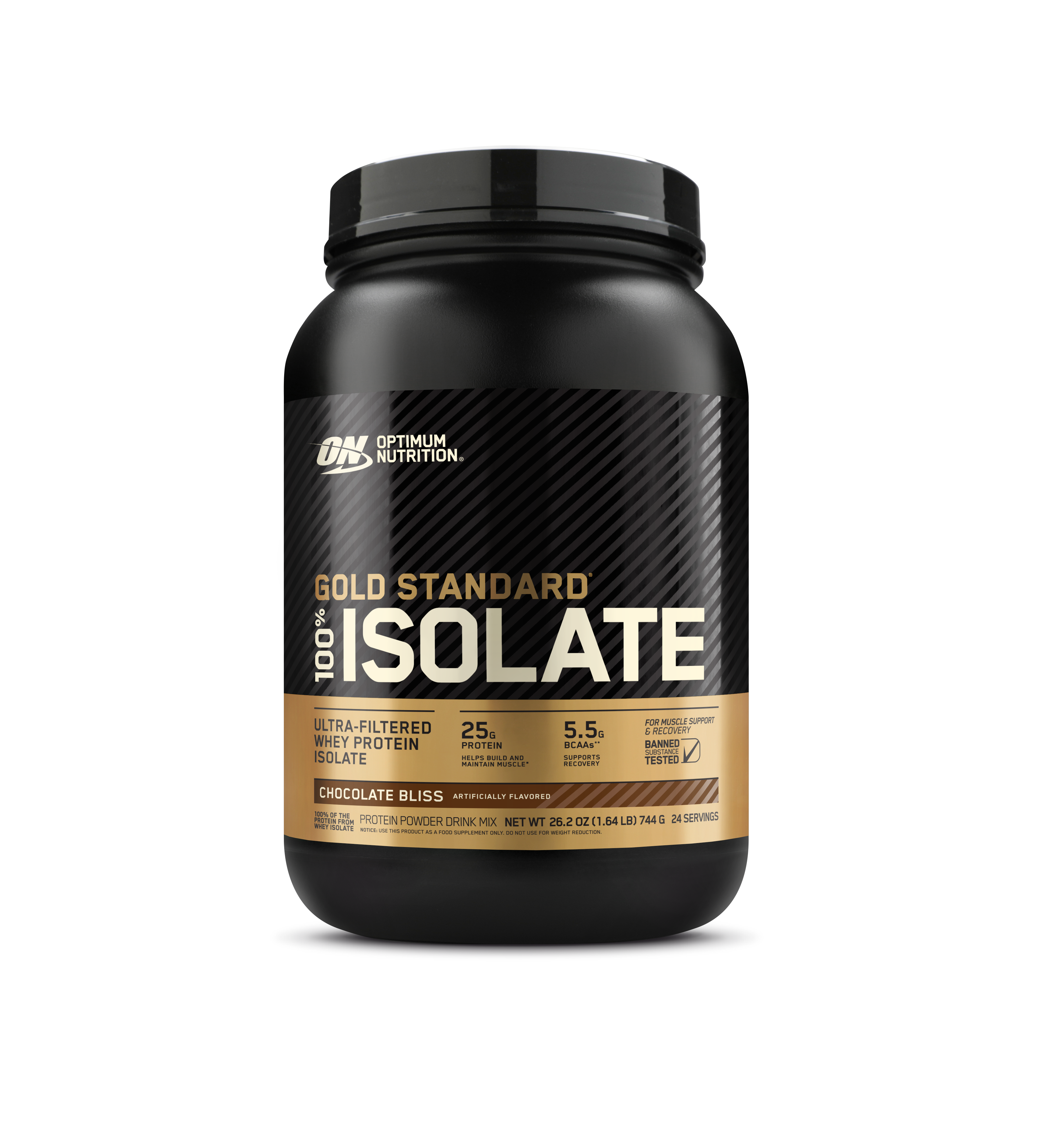 GOLD STANDARD® 100% Isolate Chocolate Bliss - 1.64 Lbs (24 Servings)