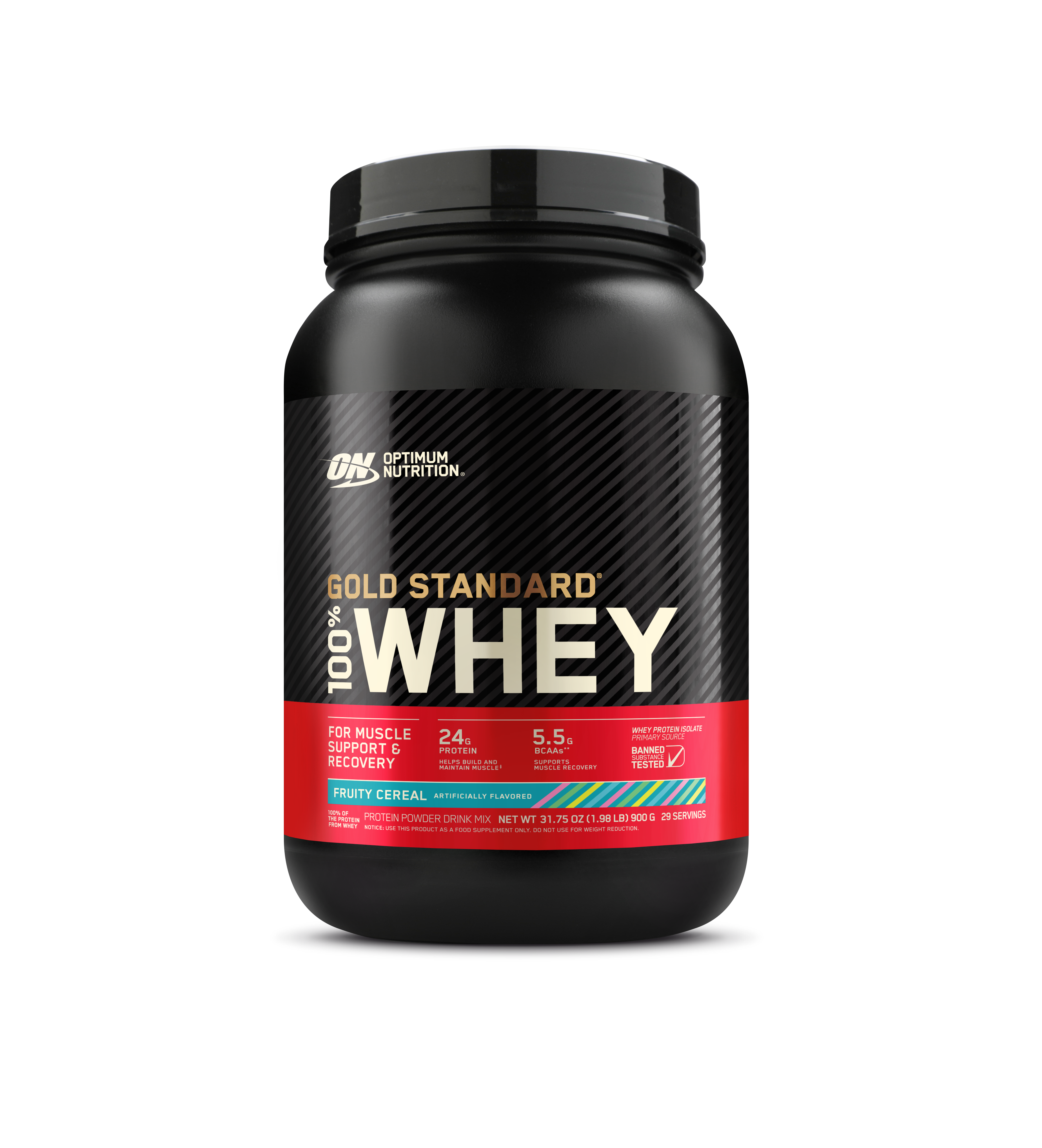 Gold Standard 100% Whey Protein Powder Fruity Cereal Flavor - 2 Lbs (29 Servings)
