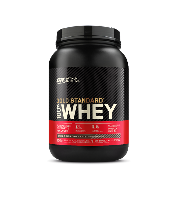 Optimum Nutrition Gold Standard 100% Whey Protein Powder Double Rich ...