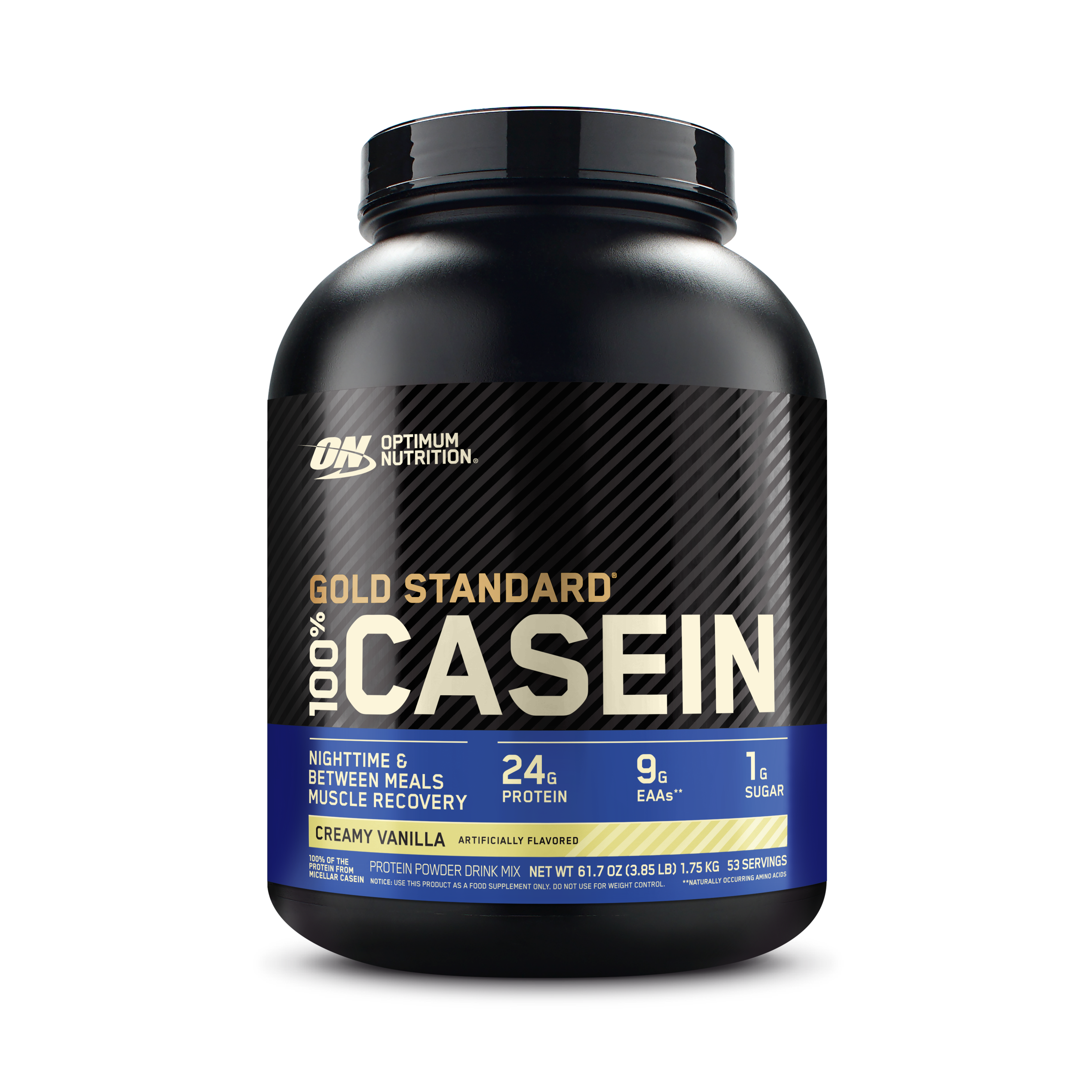 Gold Standard 100% Casein Creamy Vanilla - 3.86 Lbs (53 Servings)