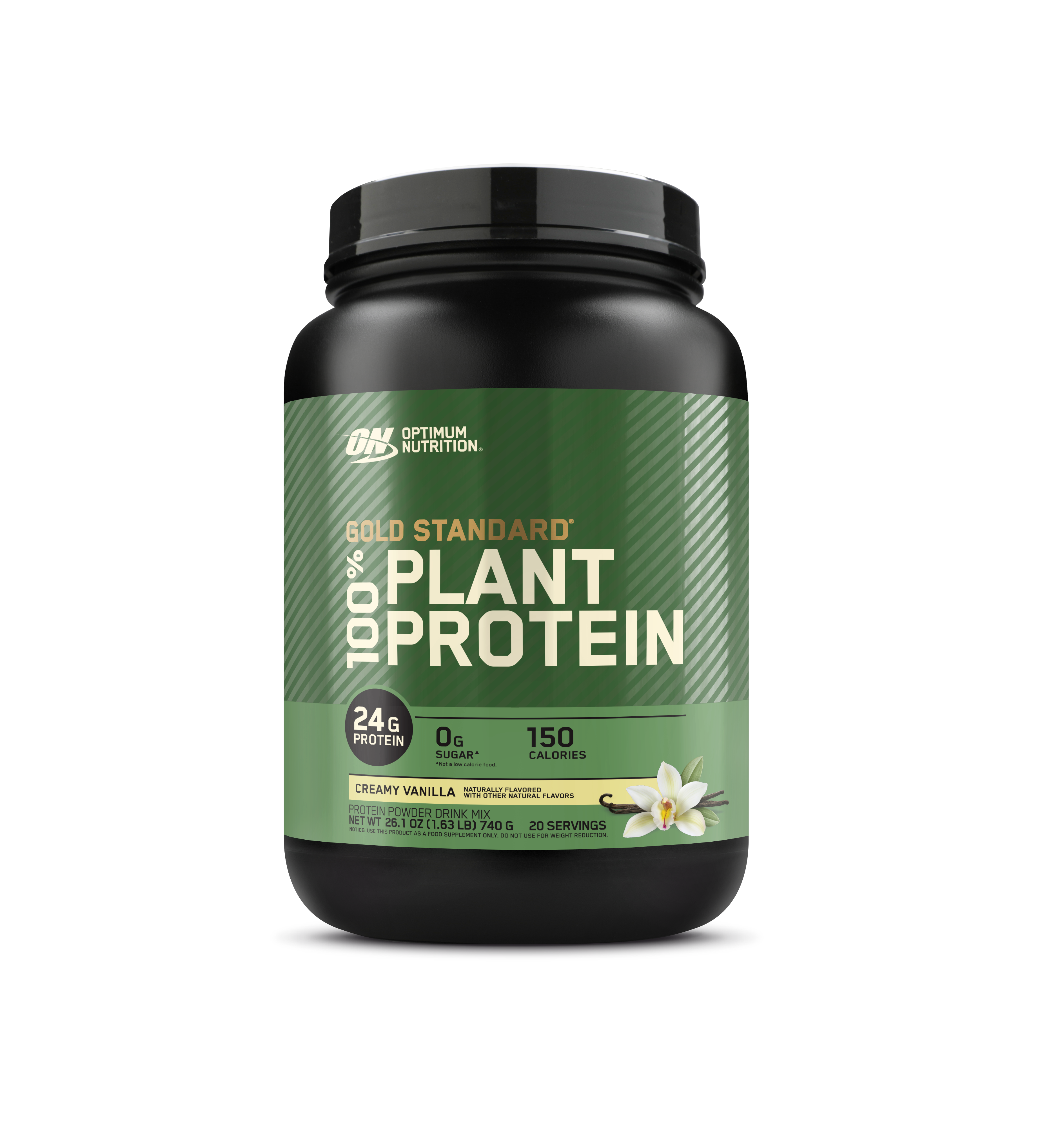 GOLD STANDARD® 100% Plant Creamy Vanilla - 1.63 Lbs (20 Servings)