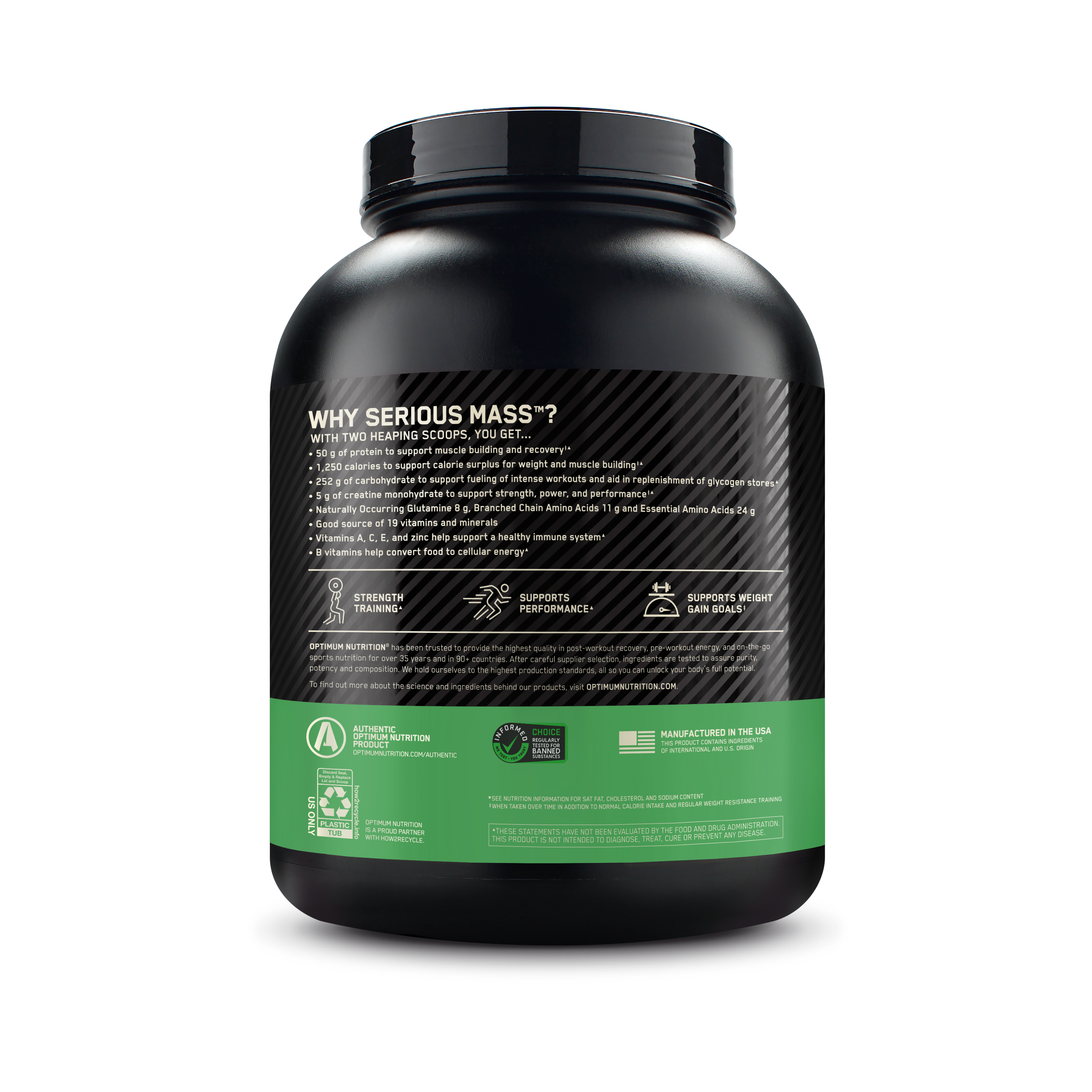 Serious Mass Chocolate - 6 Lbs (8 Servings)