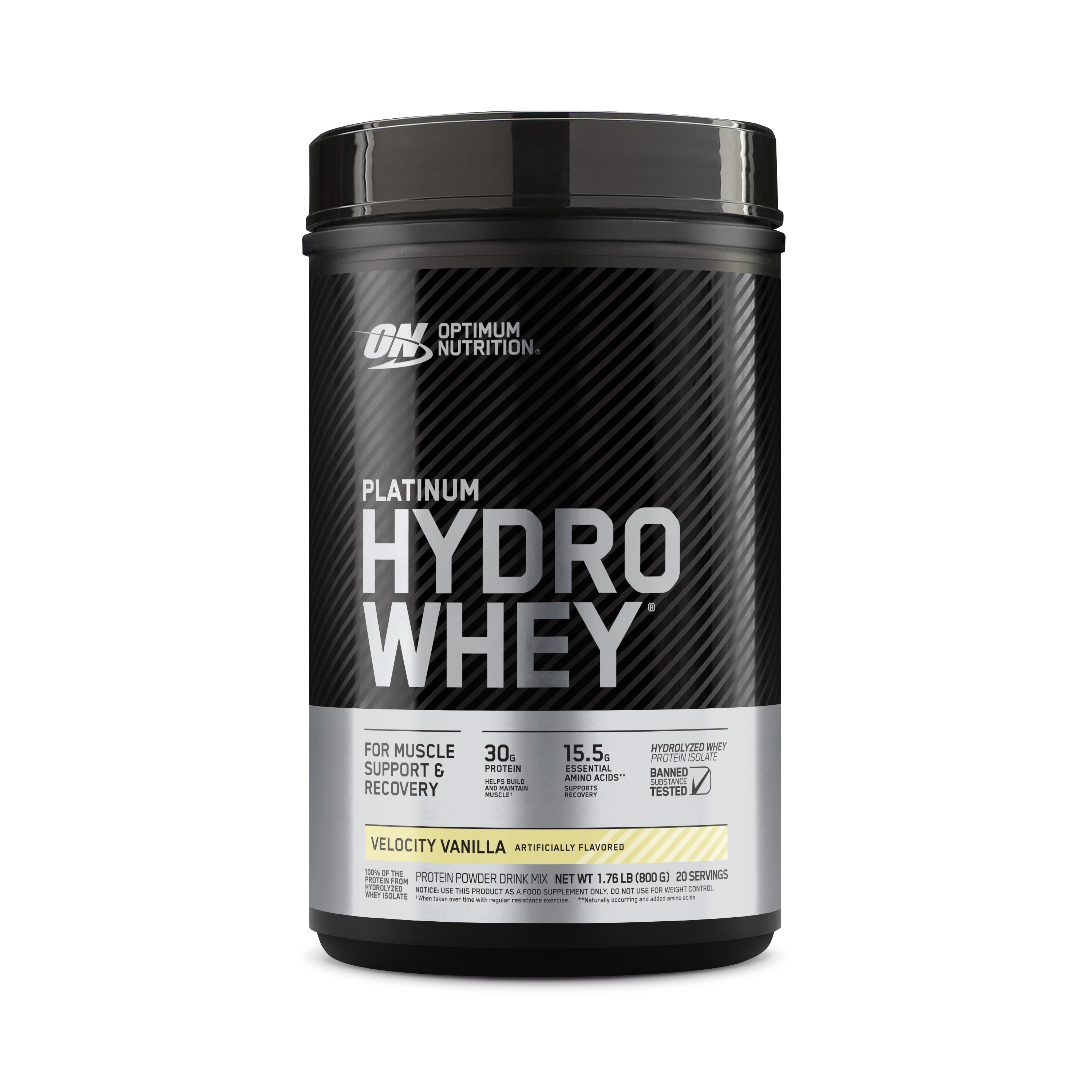 Platinum Hydrowhey™ Velocity Vanilla - 1.76 Lbs (20 Servings)