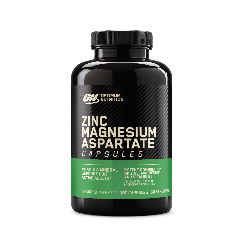 زنك مغنيسيوم أسبارتات - 180 كبسولة (60 حصة)